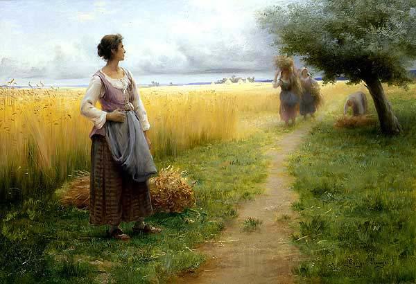 Georges Laugee Coming in From the Fields